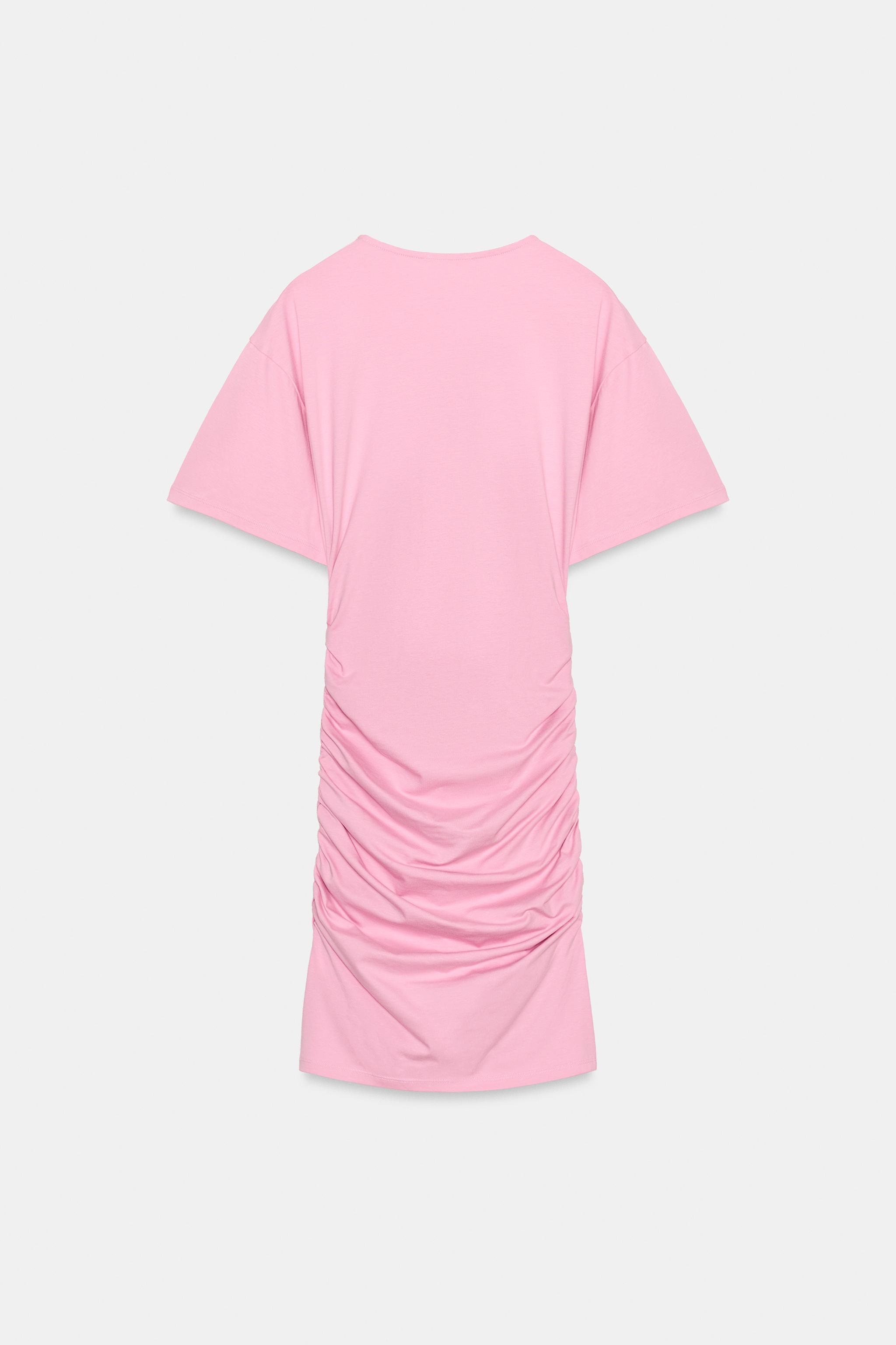 SHORT RUCHED DRESS